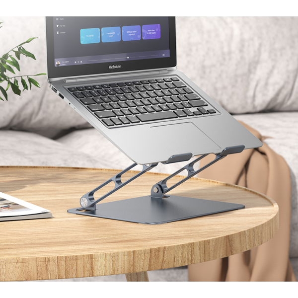 Фото - Подставка под ноутбук BOROFONE BH115 Plus Vito metal notebook stand Metal Gray (6941991112454)