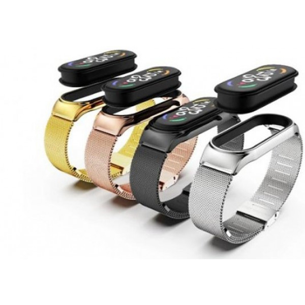 Фото - Ремешок для фитнес-браслета BeCover Metal for Xiaomi Mi Smart Band 7 Silver (707494)