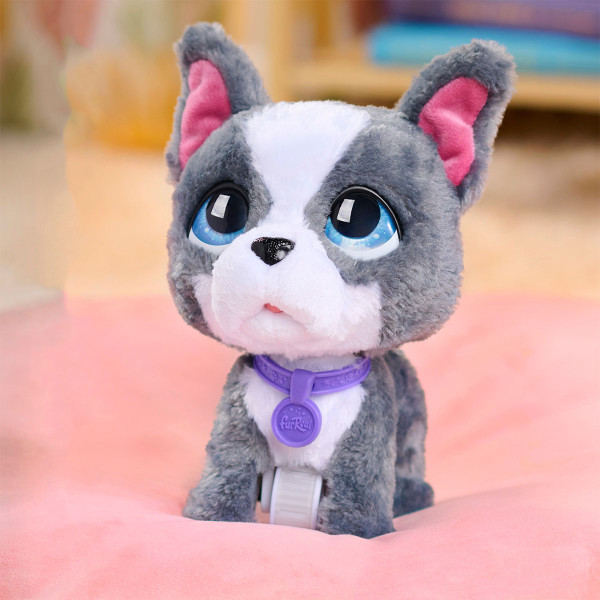 Фото - Интерактивная игрушка Furreal Walk-a-Lots – ФРАНЦУЗСКИЙ БУЛЬДОГ (28161)