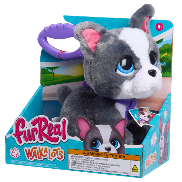 Фото - Интерактивная игрушка Furreal Walk-a-Lots – ФРАНЦУЗСКИЙ БУЛЬДОГ (28161)