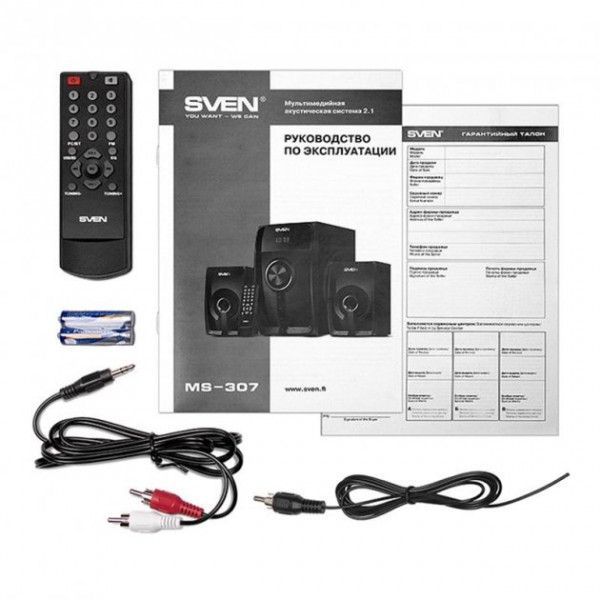 Фото - Компьютерная акустика 2.1 Sven MS-307 Black