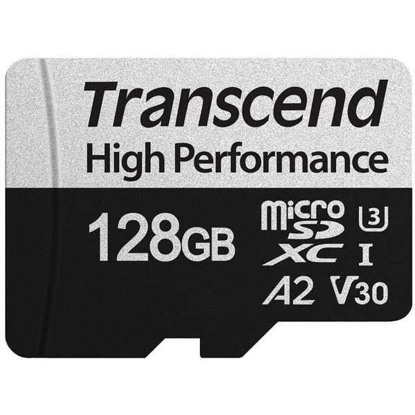 Фото - Карта памяти Transcend 128GB microSDXC C10 UHS-I U3 A2 R160/W125MB/s + SD (TS128GUSD340S)