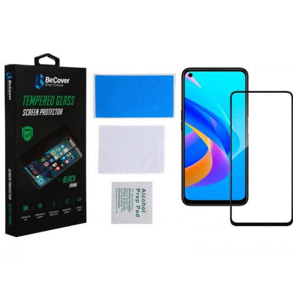 Фото - Защитное стекло для смартфона BeCover for Oppo A76 Black (707604)