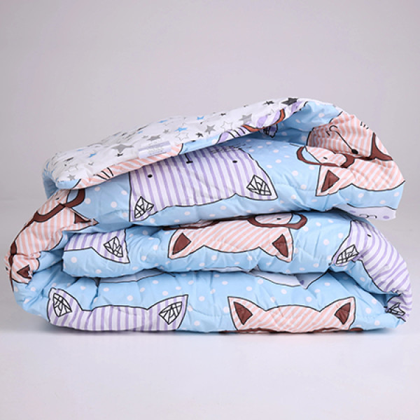 Фото - Одеяло детское демисезонное MirSon 110x140 см EcoSilk №2837 Сolor Fun Line Whales (2200006700777)