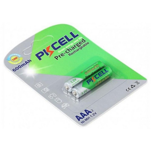 Фото - Аккумулятор тип AAA PKCELL Ni-MH AAA/HR03 600 mAh BL 2 шт. (PC/AAA600-2BA/09324)