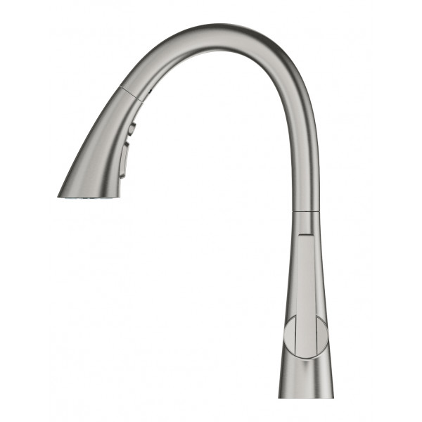 Фото - Смеситель кухонный Grohe Scala Ohm C Triple Spray Суперсталь (30440DC0)