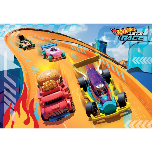 Фото - Пазлы (3-4 года) Clementoni Hot Wheels серия MAXI 24 эл. (28523)