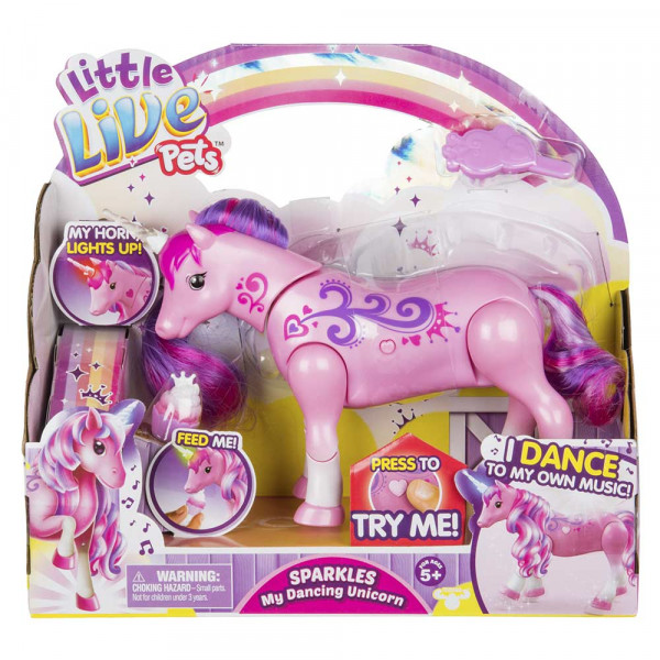 Фото - Интерактивная игрушка пластиковая Little Live Pets Единорог Sparkles (28683)