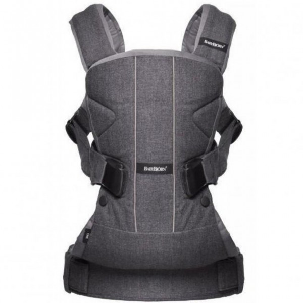 Фото - Рюкзак - кенгуру Baby Bjorn Baby Carrier One Cotton Mix Denim Grey (98094)