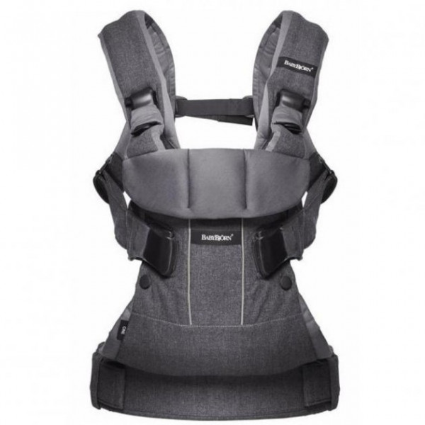 Фото - Рюкзак - кенгуру Baby Bjorn Baby Carrier One Cotton Mix Denim Grey (98094)