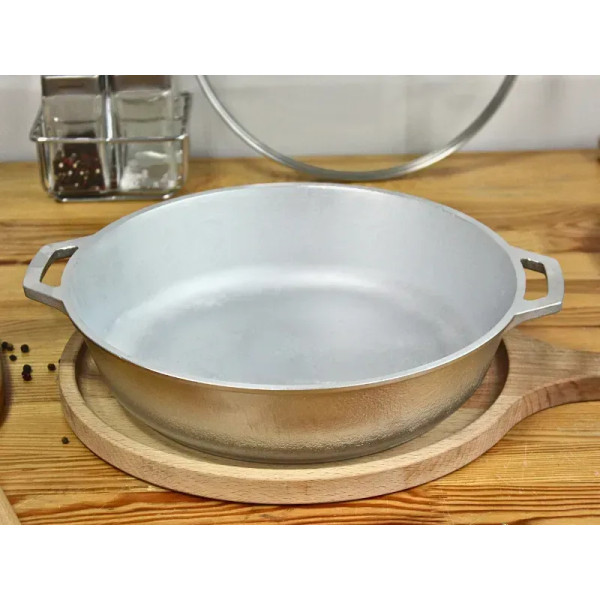 Фото - Сковорода универсальная Brizoll 5-2660-6 Monolith 260х60 мм, со стеклянной крышкой