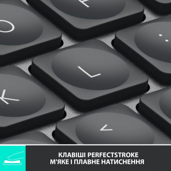 Фото - Клавиатура беспроводная Logitech MX Keys Mini Wireless Illuminated UA Graphite (920-010498)