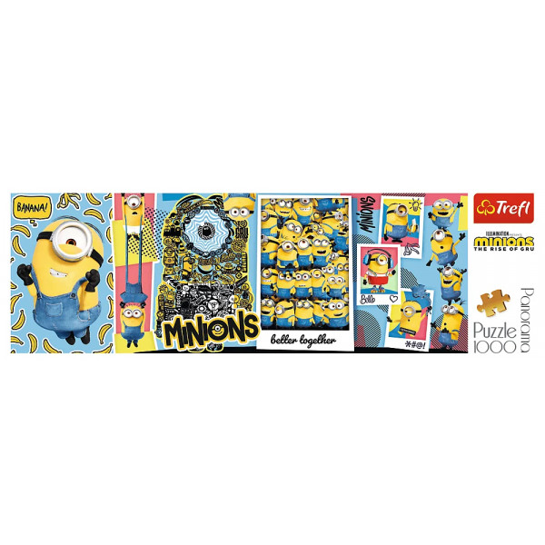 Фото - Пазлы (8+) Trefl "Веселость" /Друзья (1000 элм. панорама)(29049)