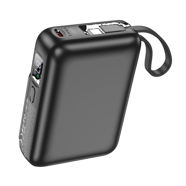 Фото - Батарея мобильная BOROFONE BJ59 Refined 22.5W+PD20W fully compatible power bank with magnetic cable 10000mAh Black (6941991112744)