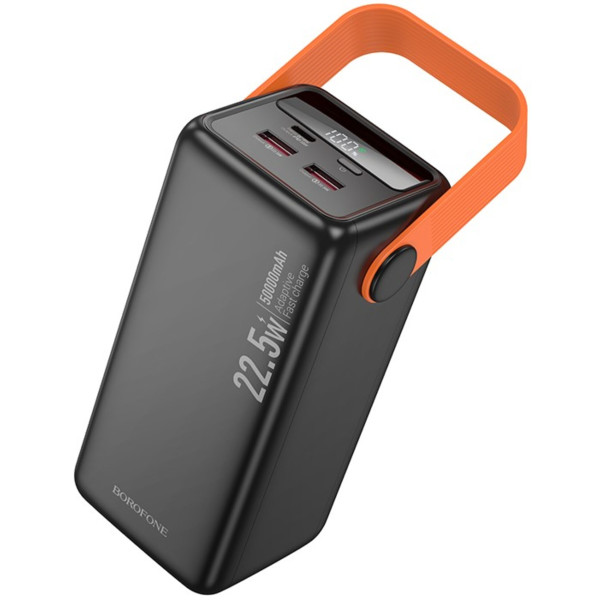 Фото - Батарея мобильная BOROFONE BJ66A Magnifico 22.5W+PD20W 50000mAh Black (6941991115158)