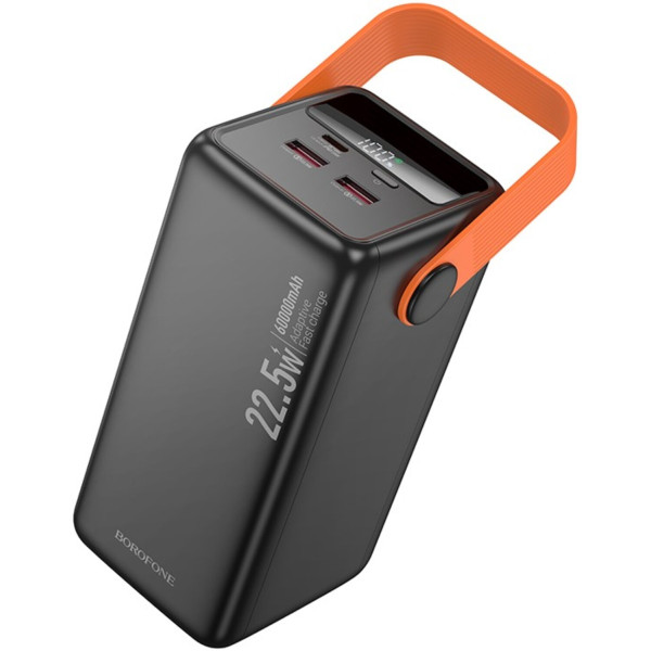 Фото - Батарея мобильная BOROFONE BJ66B Magnifico 22.5W+PD20W 60000mAh Black (6941991115165)