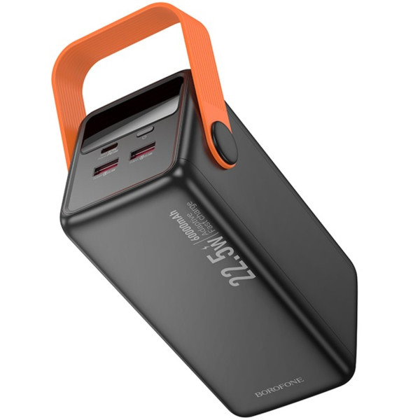 Фото - Батарея мобильная BOROFONE BJ66B Magnifico 22.5W+PD20W 60000mAh Black (6941991115165)