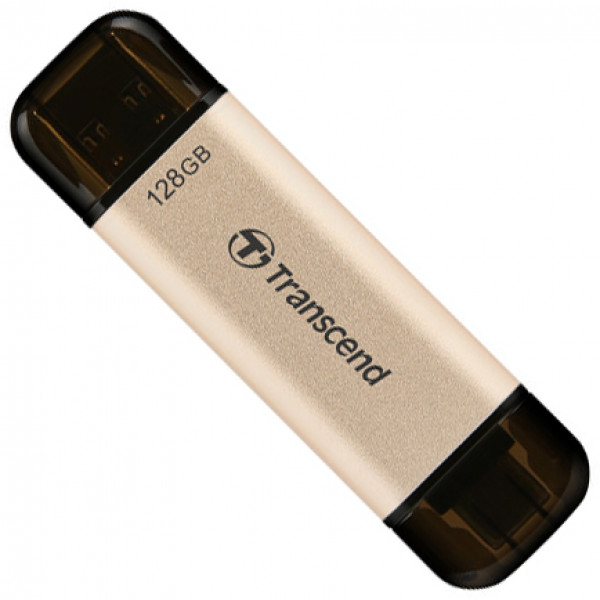 Фото - Флеш USB Transcend JetFlash 930 128GB USB 3.2/Type-C (TS128GJF930C) Gold-Black
