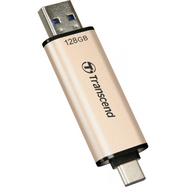 Фото - Флеш USB Transcend JetFlash 930 128GB USB 3.2/Type-C (TS128GJF930C) Gold-Black