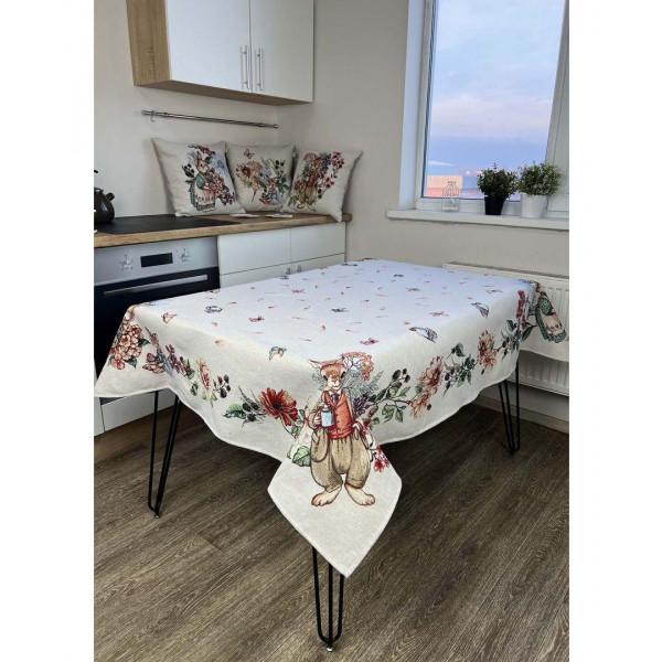 Фото - Скатерть прямоугольная Прованс гобелен Уют 95x100 cм (026002)