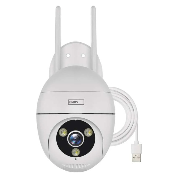 Фото - IP-камера EMOS H4057 Go Smart наружная с Wi-Fi, питание 5V/1A, белая