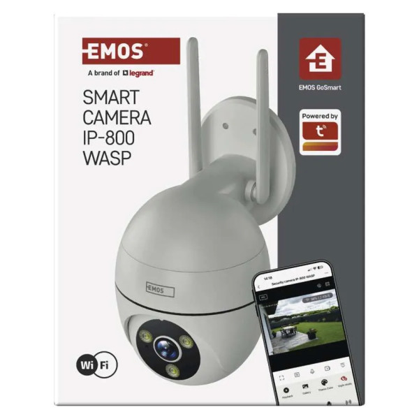 Фото - IP-камера EMOS H4057 Go Smart наружная с Wi-Fi, питание 5V/1A, белая