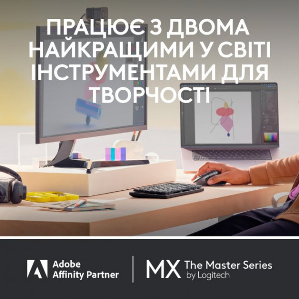 Фото - Мышь беспроводная Logitech MX Master 3S For Mac Performance Wireless Mouse Space Grey (910-006571)