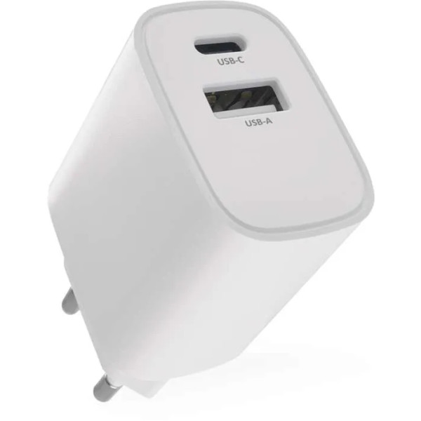 Фото - Сетевое зарядное устройство EMOS V02B15 1xUSB-A, 1xUSB-C 15W 220V (V02B15)