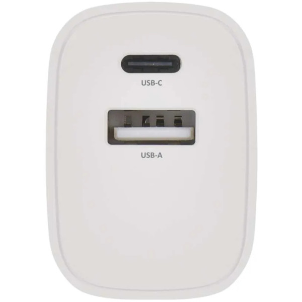 Фото - Сетевое зарядное устройство EMOS V02B15 1xUSB-A, 1xUSB-C 15W 220V (V02B15)