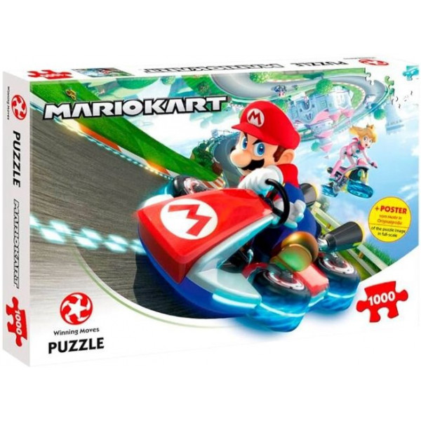 Фото - Пазлы картонные (8+) Winning Moves Super Mario Kart - Funracer 1000 шт. (29483)