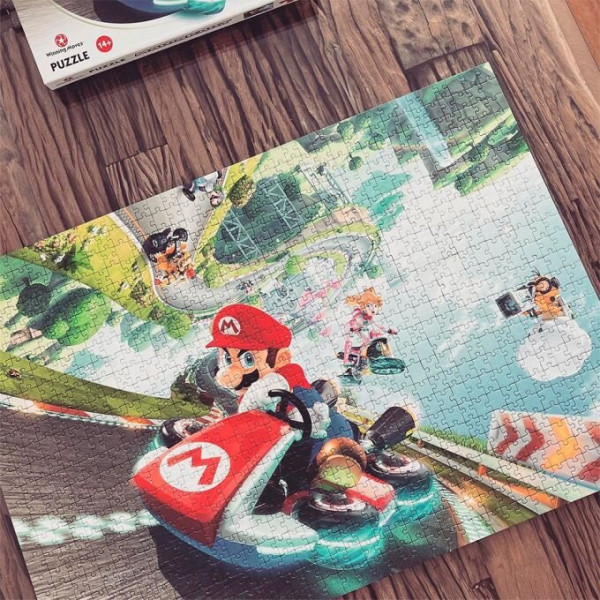 Фото - Пазлы картонные (8+) Winning Moves Super Mario Kart - Funracer 1000 шт. (29483)