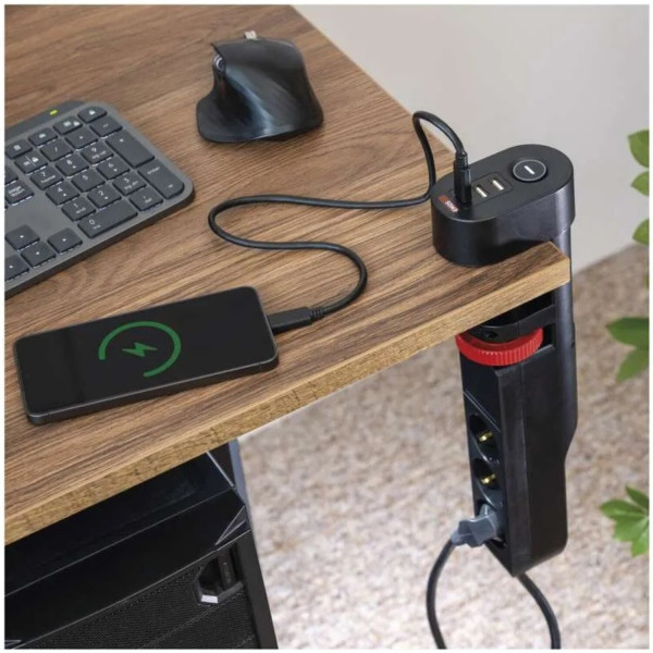 Фото - Сетевой фильтр EMOS P1321PD 3 розетки 1.5 м 2xUSB-A+1 USB-C