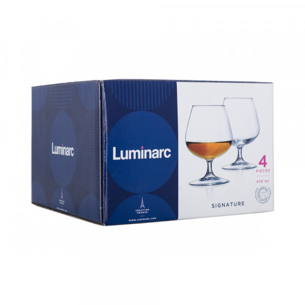 Фото - Набор бокалов для коньяка Luminarc Signature J2934/1 4 шт. (410 мл)