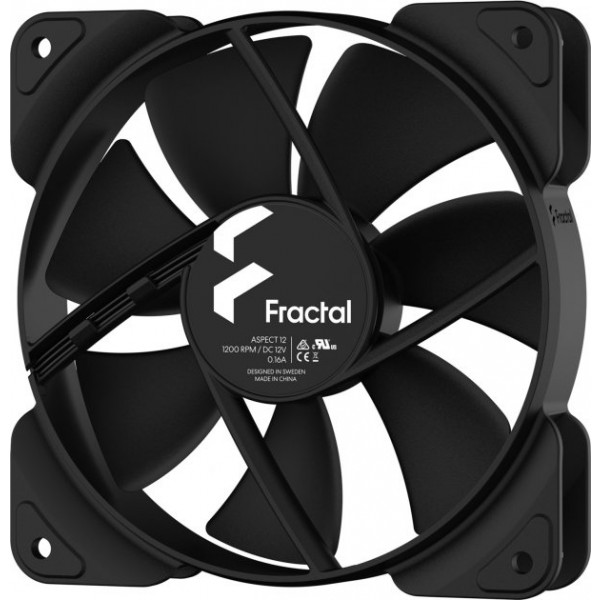 Фото - Уценка - Корпусный вентилятор Fractal design Aspect 12 Black (FD-F-AS1-1201)