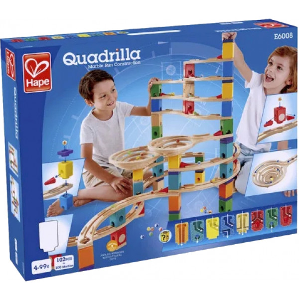 Фото - Деревянный конструктор Hape Quadrilla Депо 202 эл. (E6008)