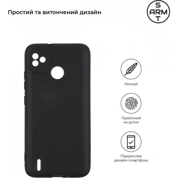 Фото - Чехол для смартфона Armorstandart Matte Slim Fit for Tecno Pop 5 Camera Cover Black (ARM64733)