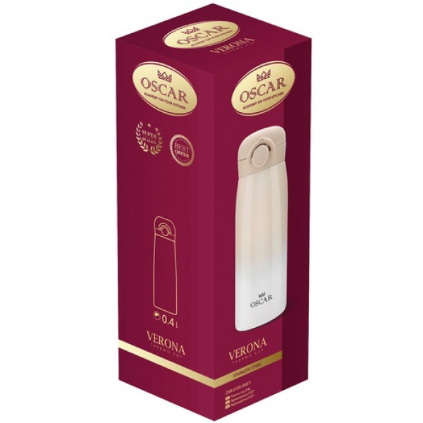 Фото - Термокружка OSCAR Verona 400 мл Beige (OSR-6105-400/1)