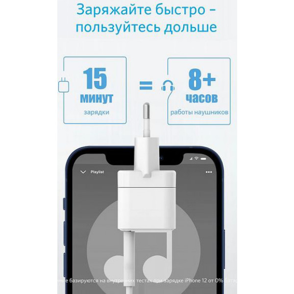 Фото - Сетевое зарядное устройство Anker PowerPort III 20W Cube White (A2149G21)