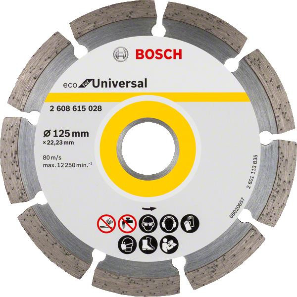 Фото - Диск шлифовальный по камню Bosch ECO Universal 125-22.23 (2.608.615.028)