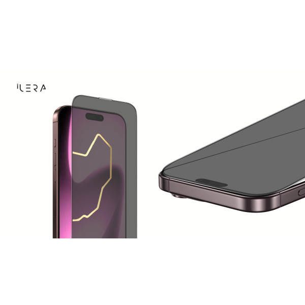Фото - Защитное стекло для смартфона ILera DeLuxe Incognito Glass for iPhone 17 Pro (iLInDL17Pr)