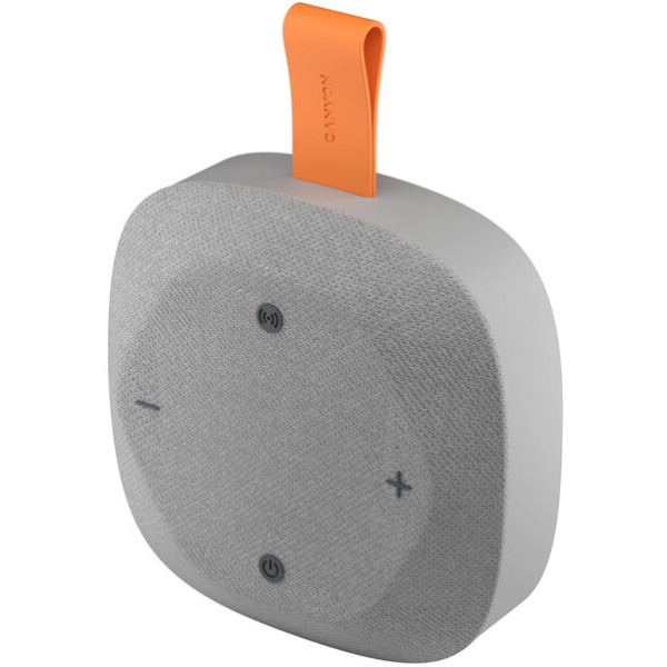 Фото - Уценка - Портативная акустика Canyon HEXAGON 10 TWS 8W IPX5 Grey Orange (CNE-CBTSP10GO)