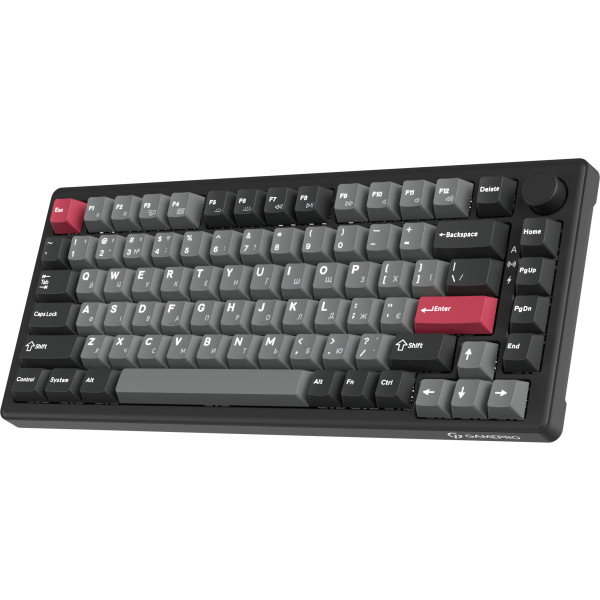 Фото - Клавиатура беспроводная игровая GamePro Asgard Yord Keychron Super Black (MK266BK)