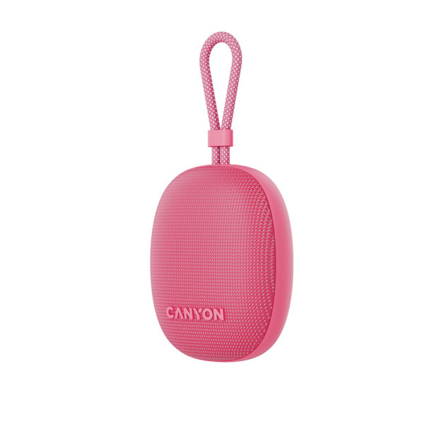 Фото - Портативная акустика Canyon OnMove 12 IPX7 TWS 5W Pink (CNE-CBTSP12PK)