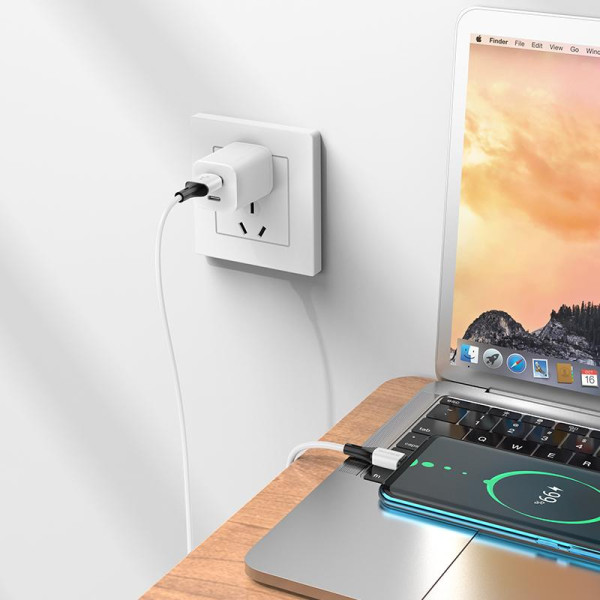 Фото - Кабель синхронизации данных BOROFONE BX79 USB to Type-C 3A, 1m White (6974443384796)