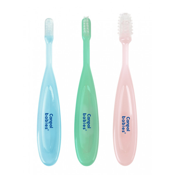 Фото - Зубная щетка мануальная детская Canpol babies Набор 3 шт. (2/421) Фото - Зубная щетка мануальная детская Canpol babies Набор 3 шт. (2/421)