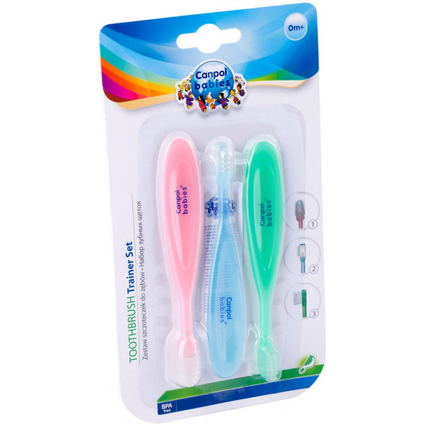 Фото - Зубная щетка мануальная детская Canpol babies Набор 3 шт. (2/421)