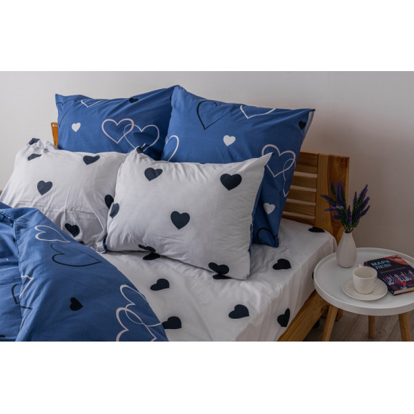 Фото - Комплект постельного белья ТЕП Navy Blue Love 31 (2-00881_24495)