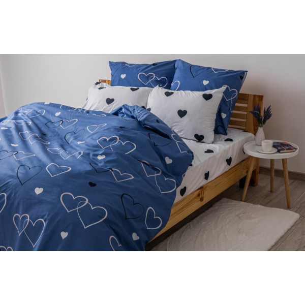 Фото - Комплект постельного белья ТЕП Navy Blue Love 31 (2-00881_24495)
