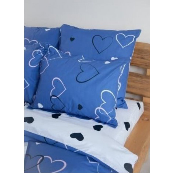 Фото - Комплект постельного белья ТЕП NAVY BLUE LOVE 31 (2-00882_24498)