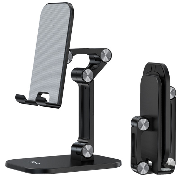 Фото - Подставка для мобильного устройства HOCO PH34 Excelente double folding desktop stand Black (6931474734129)